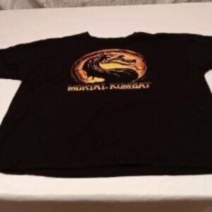 Mortal Kombat Shirt Mens XL Graphic Shortsleeve Tee w/ Very Cool Dragon Graphic